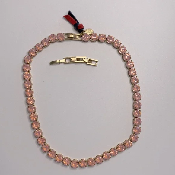 Clare V Gold and Pink Beaded Necklace - Picture 5 of 6